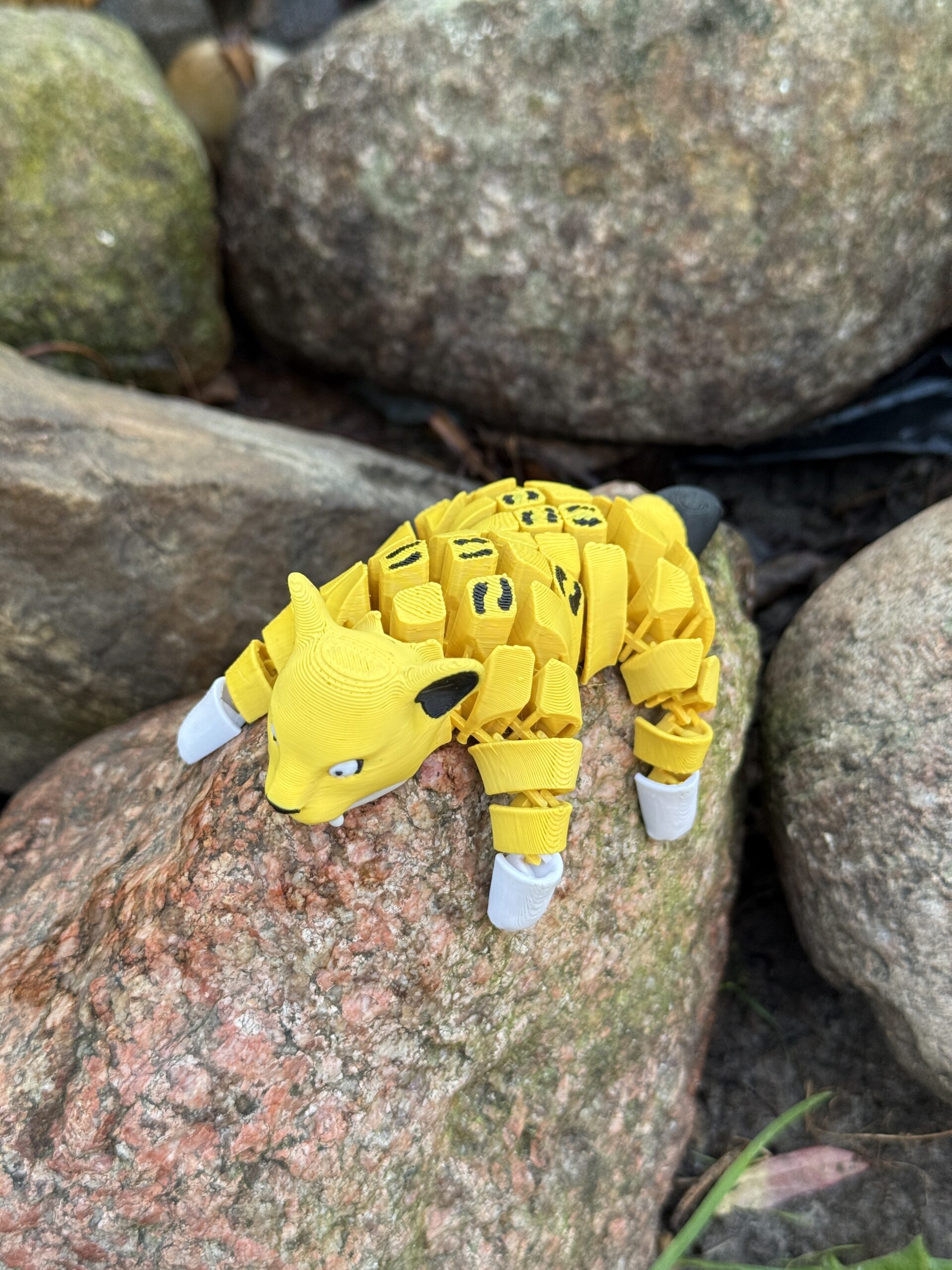 Tygrys Szablozębny 3D, segmentowo-przegubowy, ruchoma figurka, prezent, zabawka - obrazek 15