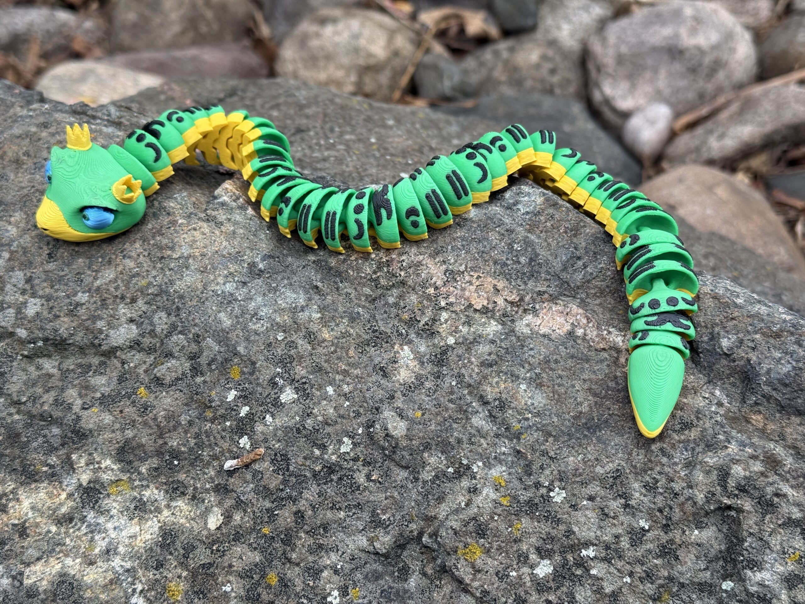 Przegubowy Wąż Viper 3D – bohater Kung Fu Panda, pełen detali, zabawka - obrazek 7