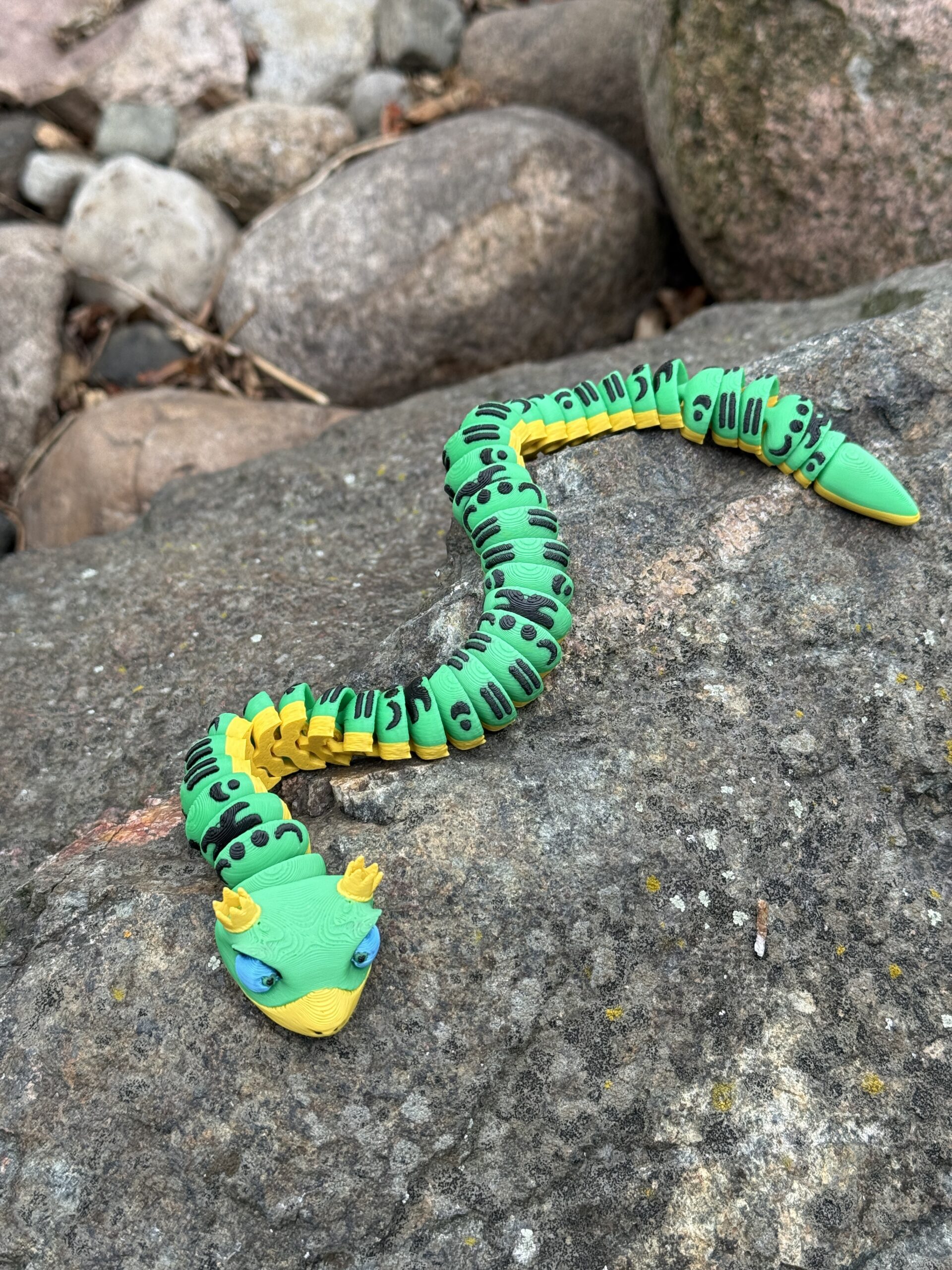 Przegubowy Wąż Viper 3D – bohater Kung Fu Panda, pełen detali, zabawka - obrazek 6