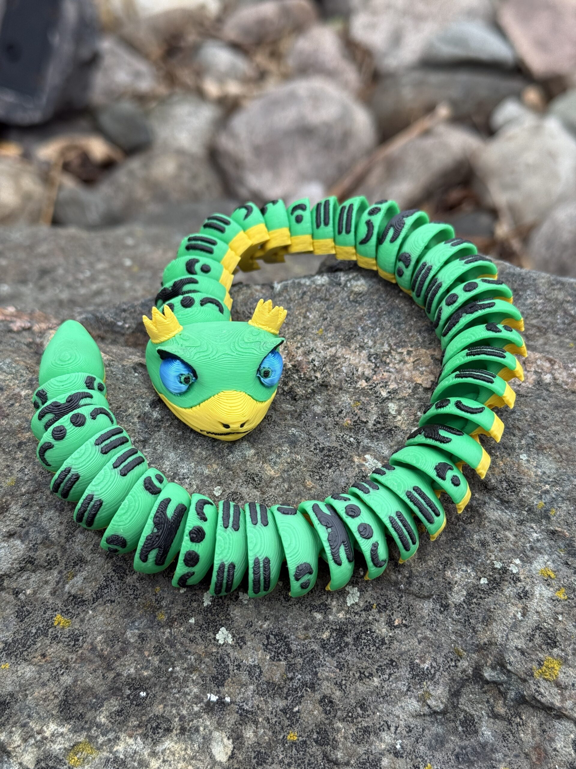 Przegubowy Wąż Viper 3D – bohater Kung Fu Panda, pełen detali, zabawka - obrazek 5