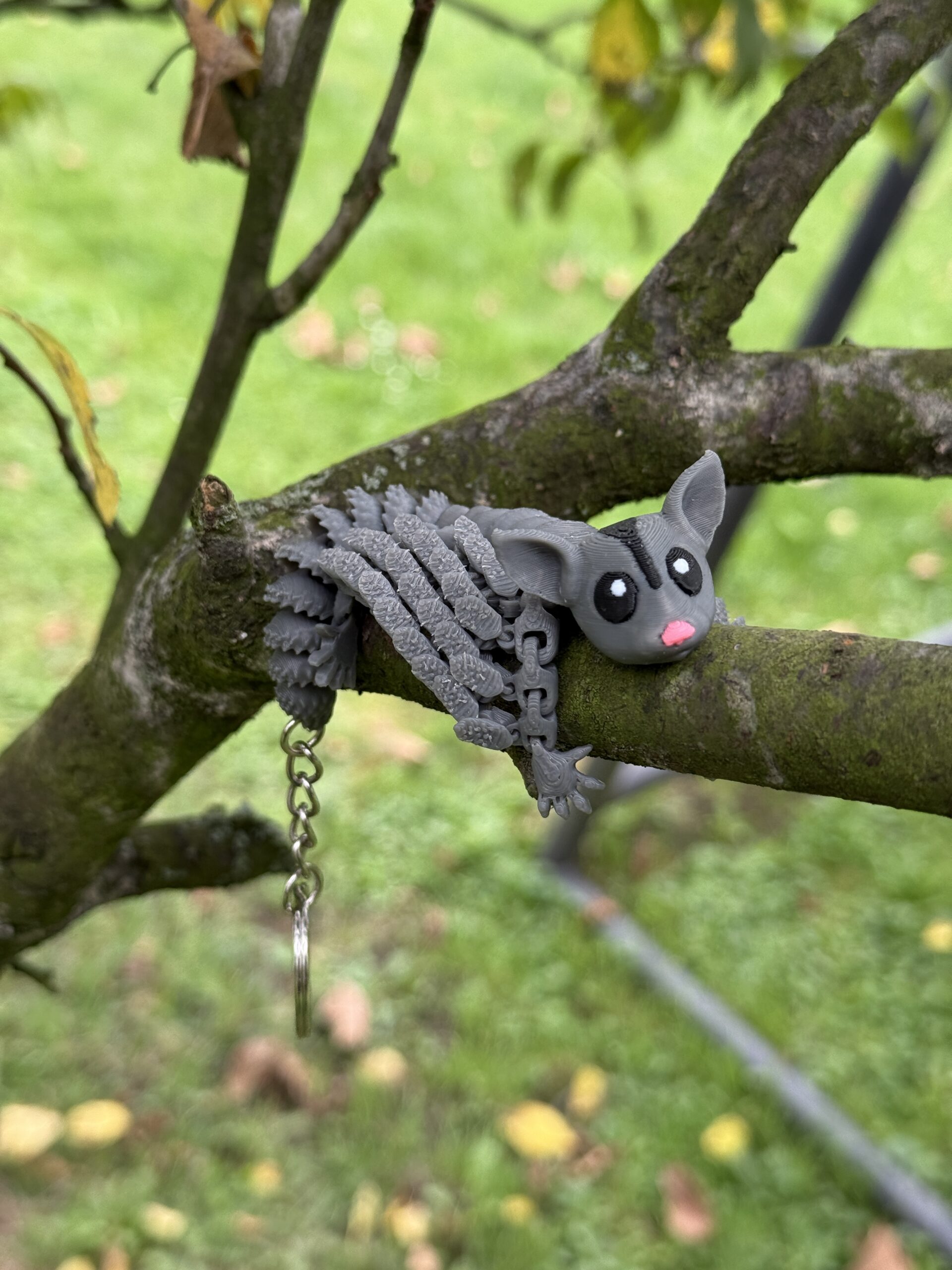 Ruchoma lotopałanka 3D Brelok – Mini figurka | Realistyczne detale | Antystresowy gadżet | Prezent - obrazek 10