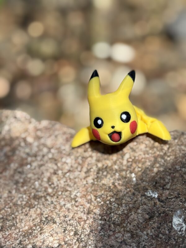 Figurka Pikachu 3D gadżet, zabawka antystresowa, dekoracja, prezent, Pokemon - obrazek 7