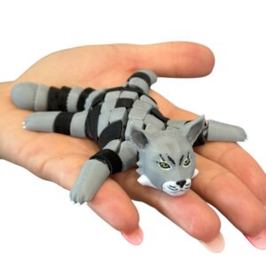 Ryś amerykański segmentowy 3D – zabawka antystresowa, prezent, gadżet