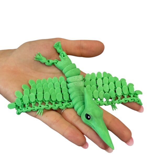 Pterodaktyl przegubowy 3D, ruchoma figurka, druk 3D, gadżet dekoracyjny