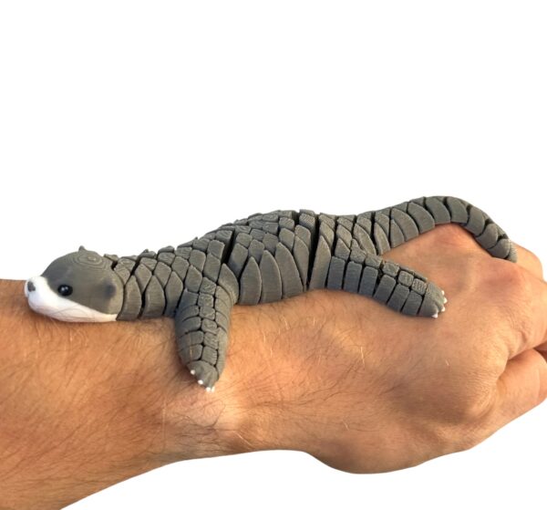 Wydra segmentowa 3D – ruchoma figurka, gadżet dekoracyjny, zabawka, prezent - obrazek 11