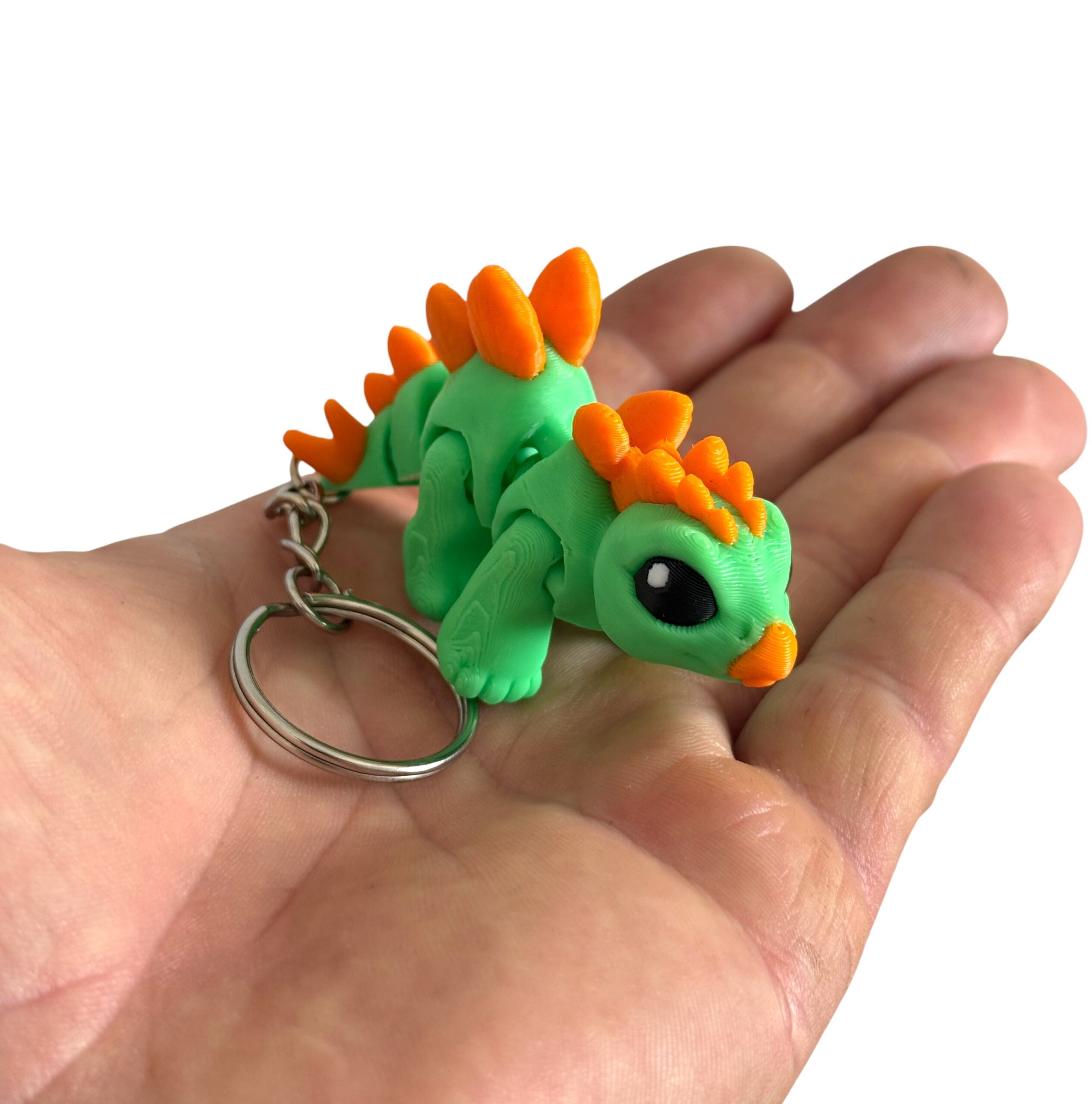 Dinozaur Baby 3D przegubowy, brelok – mała kieszonkowa figurka, zabawka - obrazek 2