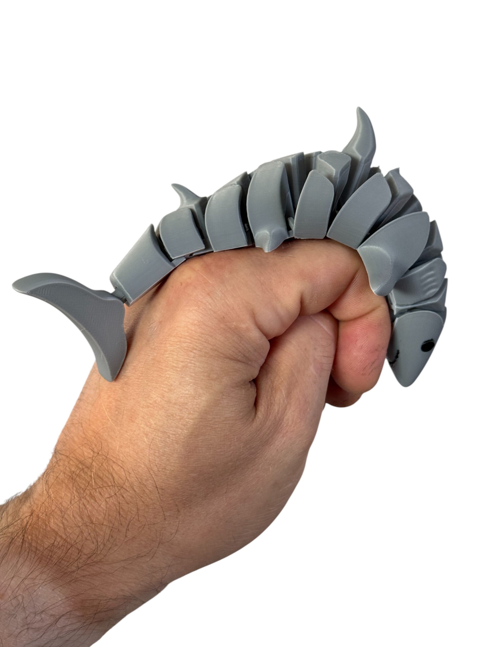 Rekin segmentowy3D – ruchoma figurka, gadżet dekoracyjny, zabawka - obrazek 2
