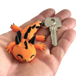 Baby Smok 3D – przegubowy brelok, który robi wrażenie, zabawka, prezent, gadżet