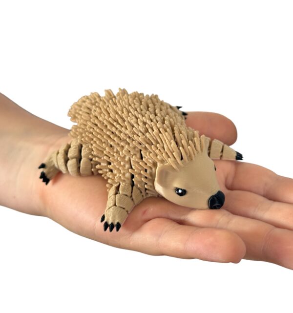 Jeżozwierz 3D – kolczasty zwierz, ruchoma segmentowa figurka