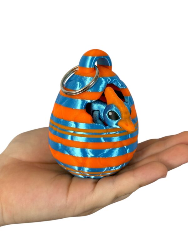 Mini Dinozaur pterodaktyl w Jajku – przegubowy, ruchoma figurka, zabawka