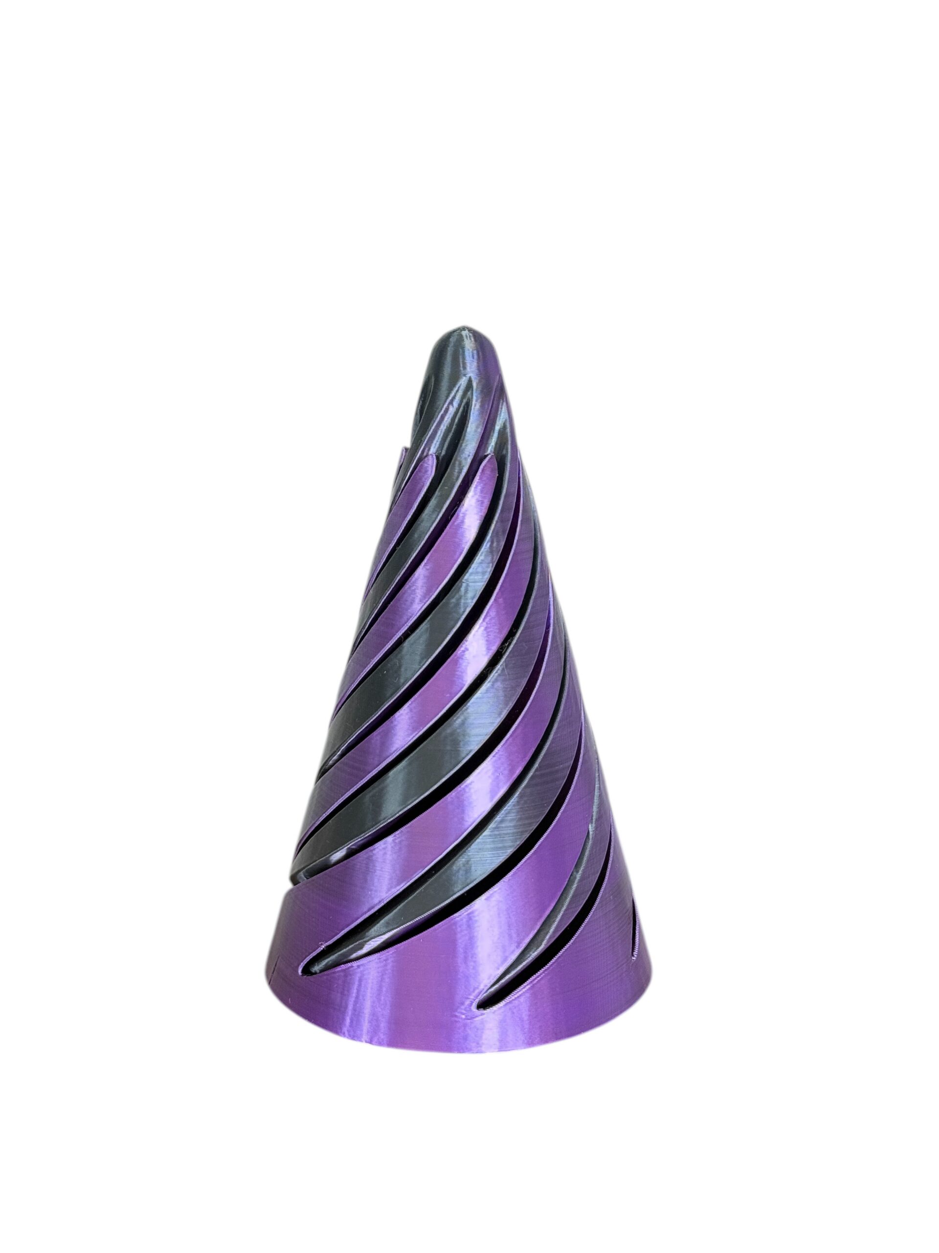 Fidget Toy spiralny Stożek wpadający w Stożek XXL, zabawka antystresowa, gadżet - obrazek 2