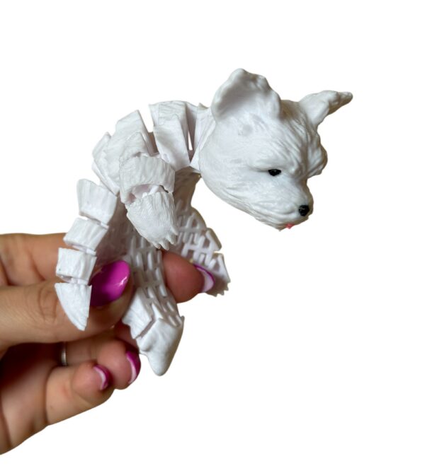 Figurka Psa White Terrier ,gadżet, prezent, zabawka, zwierzęta, słodziak - obrazek 15