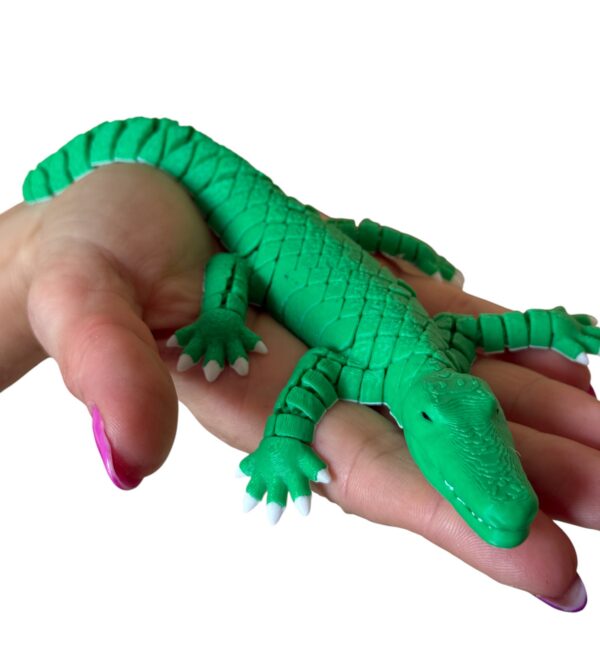 Krokodyl 3D – figurka segmentowa, zabawka antystresowa, prezent - obrazek 2