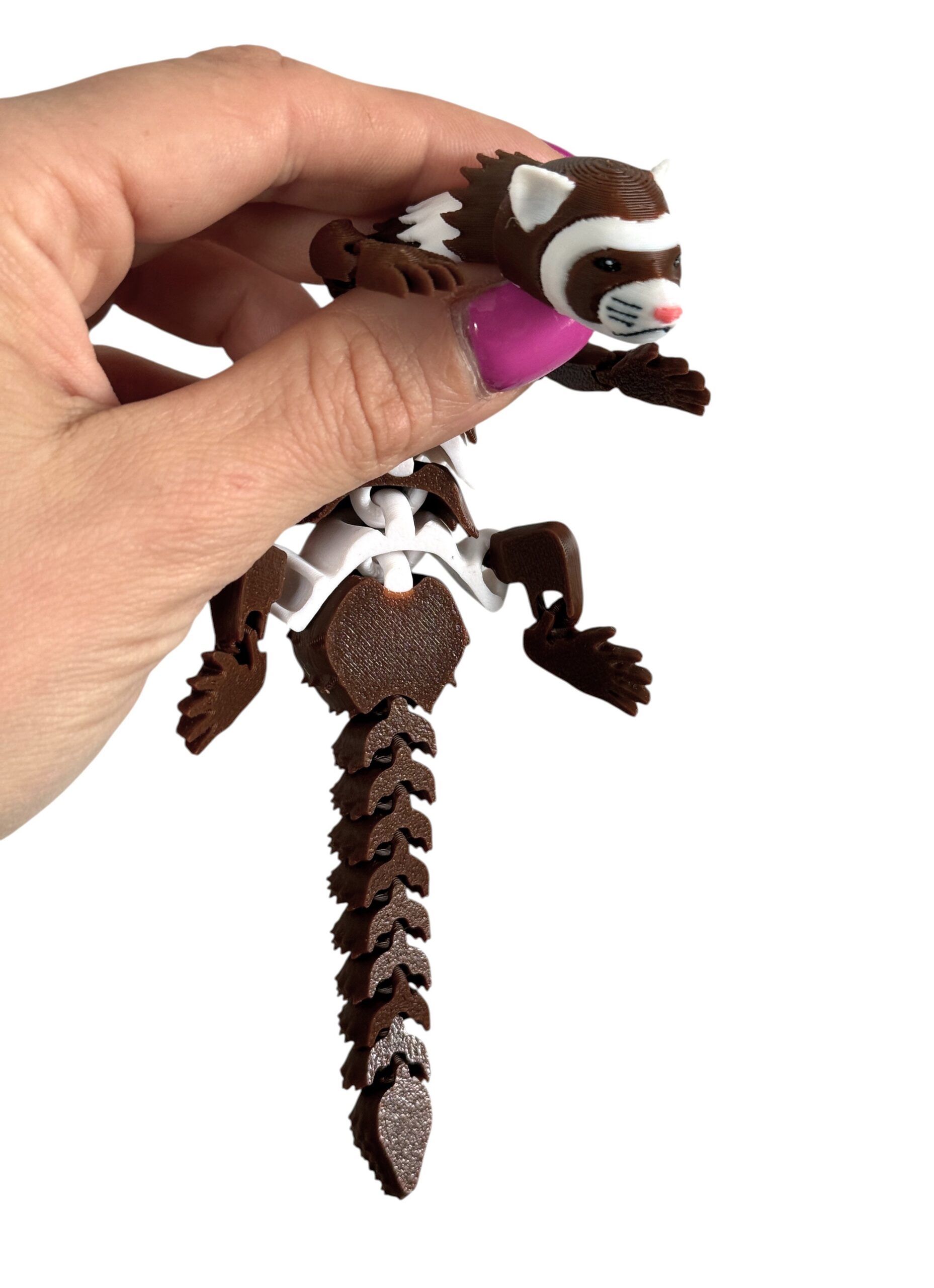 Fretka przegubowa 3D – elastyczna figurka antystresowa, realistyczna, prezent - obrazek 2