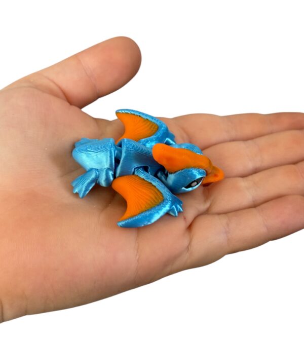 Mini Dinozaur pterodaktyl w Jajku – przegubowy, ruchoma figurka, zabawka - obrazek 5