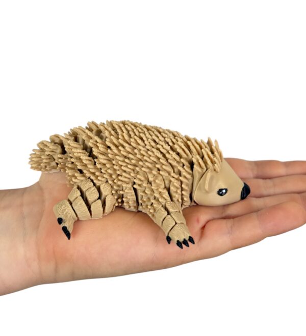 Jeżozwierz 3D – kolczasty zwierz, ruchoma segmentowa figurka - obrazek 2