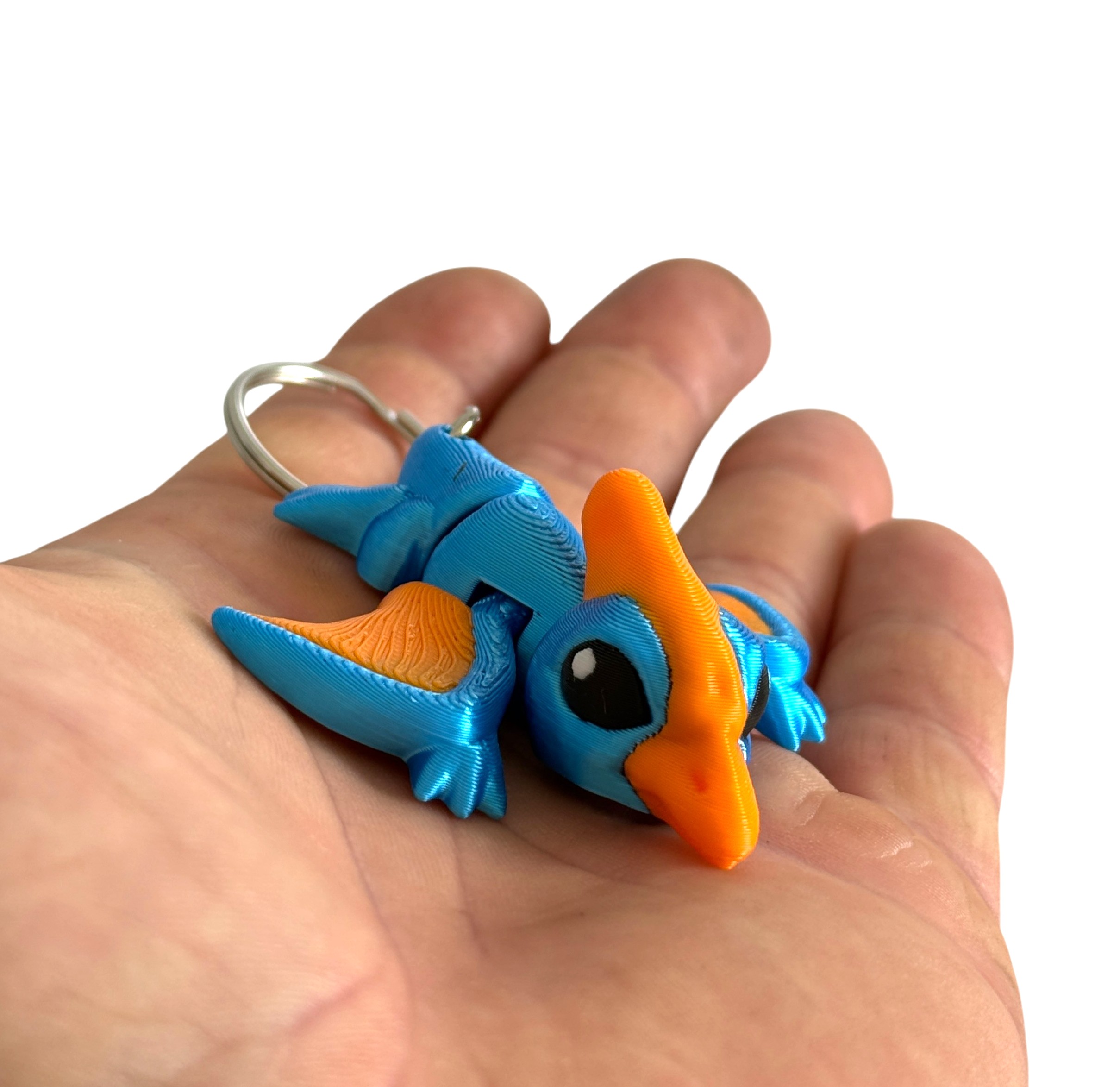 Pterodaktyl Baby 3D przegubowy, brelok – mała kieszonkowa figurka, zabawka