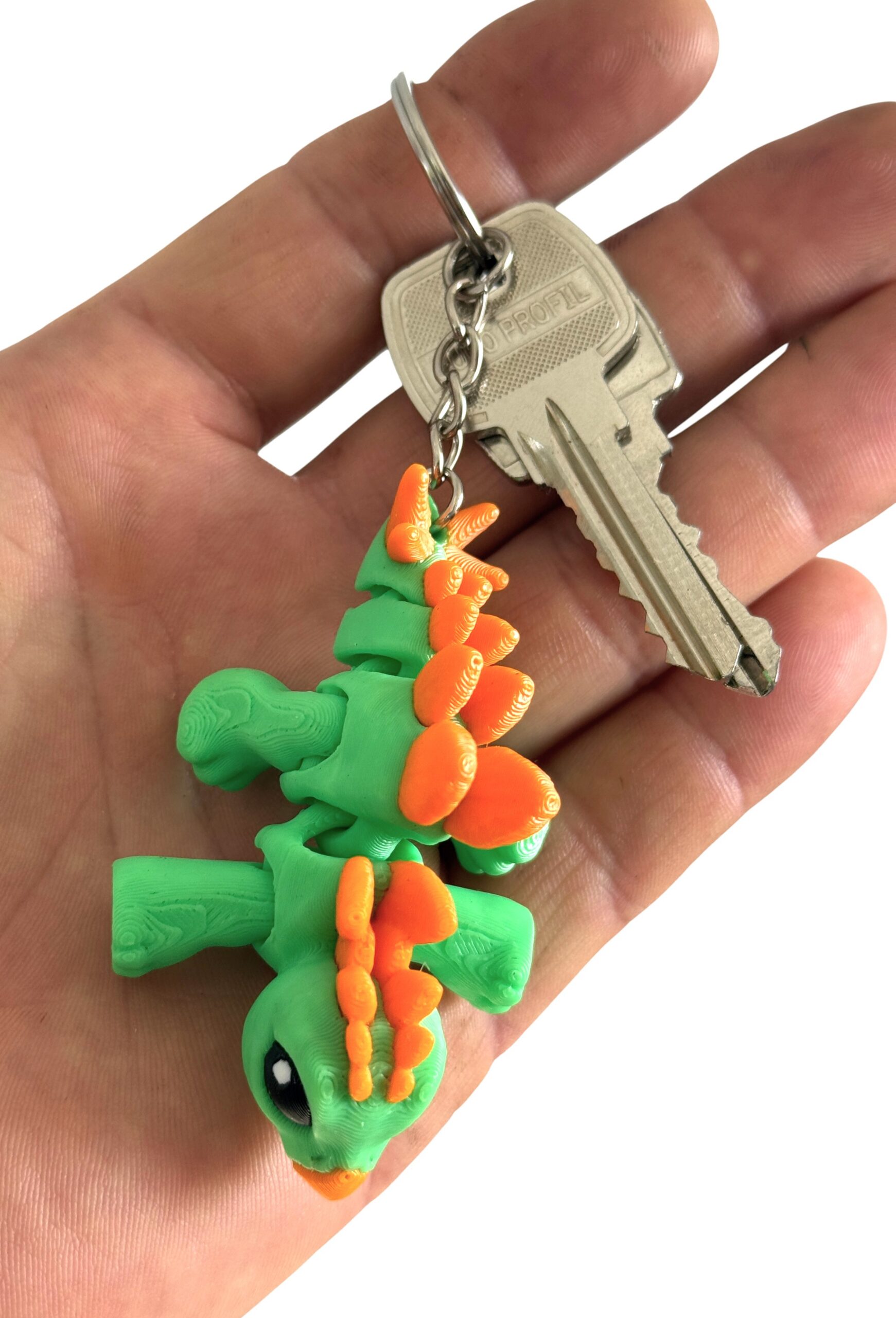 Dinozaur Baby 3D przegubowy, brelok – mała kieszonkowa figurka, zabawka - obrazek 3