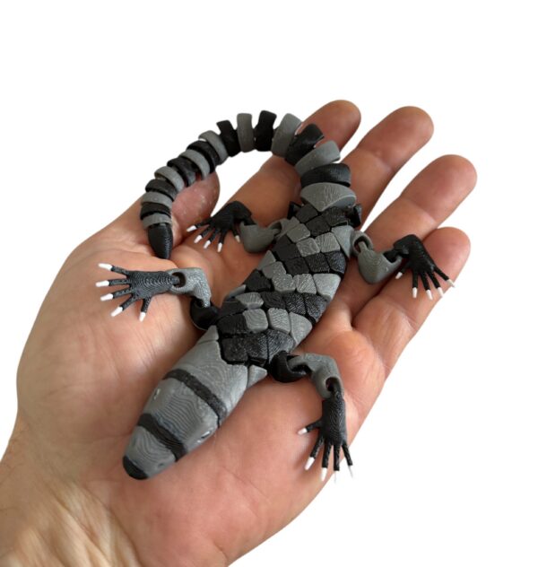 Waran 3D – segmentowo-przegubowy, ruchoma figurka, prezent, zabawka - obrazek 2