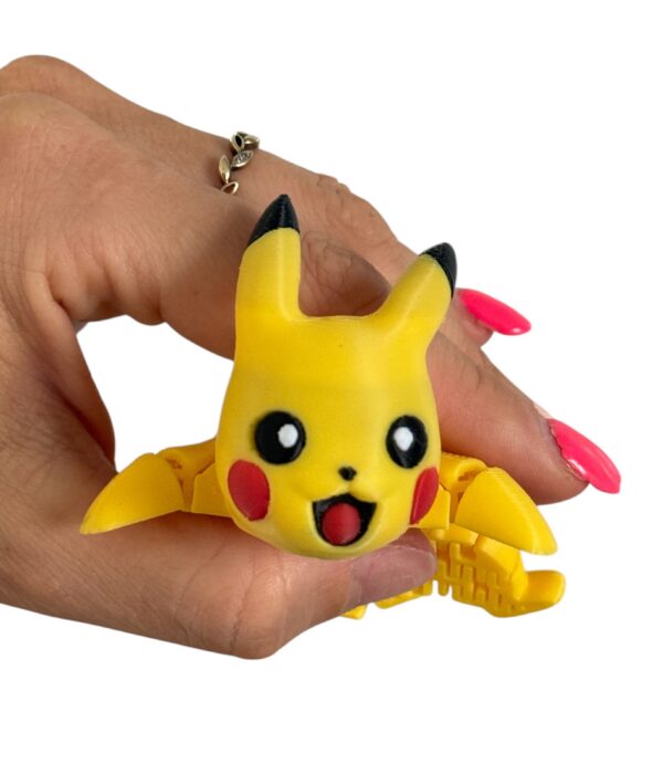 Figurka Pikachu 3D gadżet, zabawka antystresowa, dekoracja, prezent, Pokemon - obrazek 2