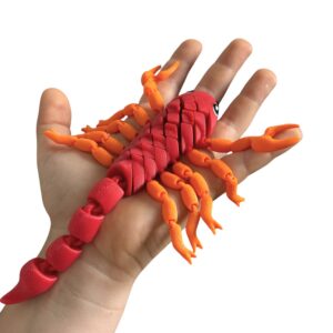 Skorpion 3D – antystresowy gadżet, ruchoma figurka, zabawka, prezent
