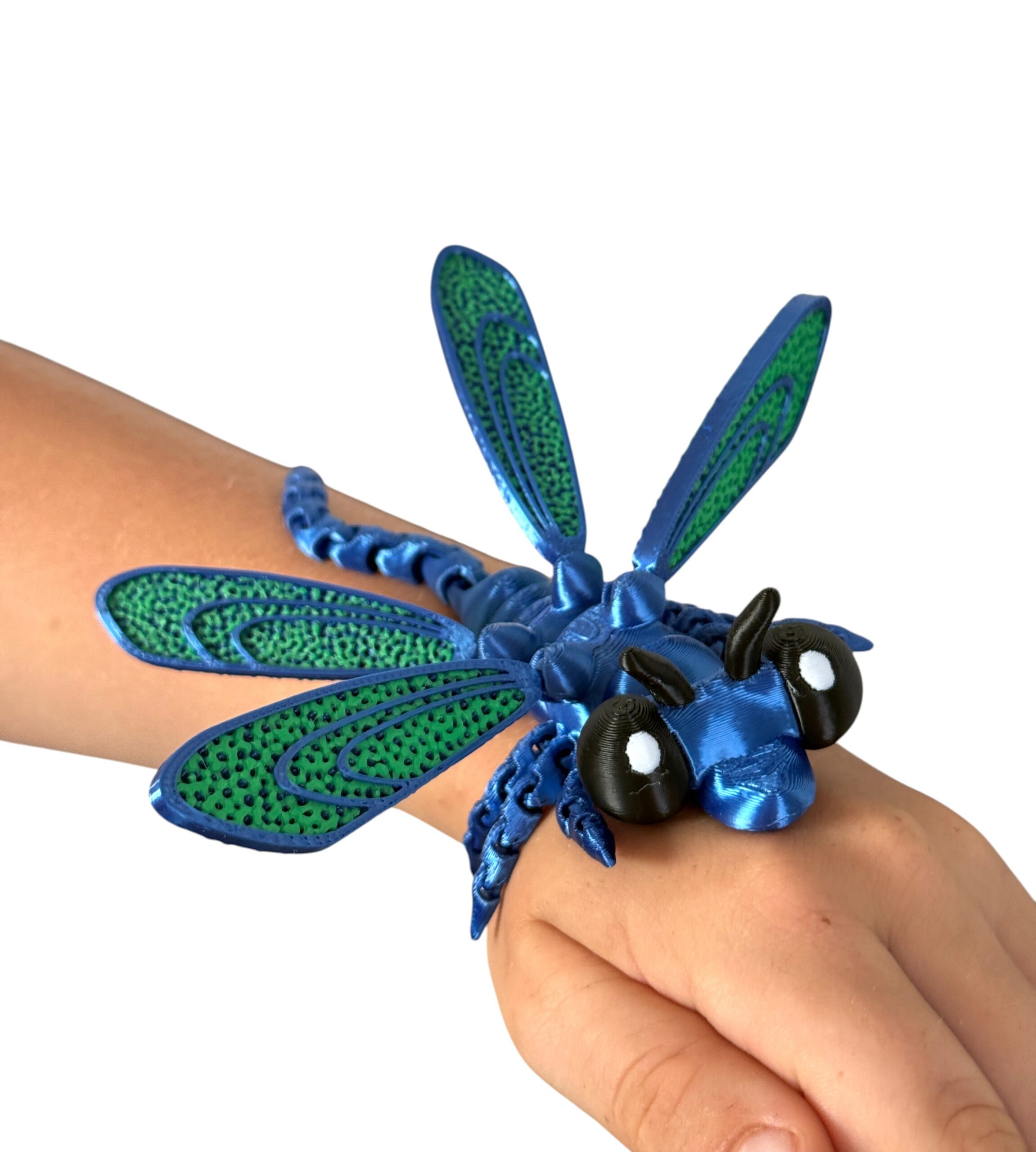 Ważka 3D – ruchoma przegubowa figurka, zabawka, prezent - obrazek 14