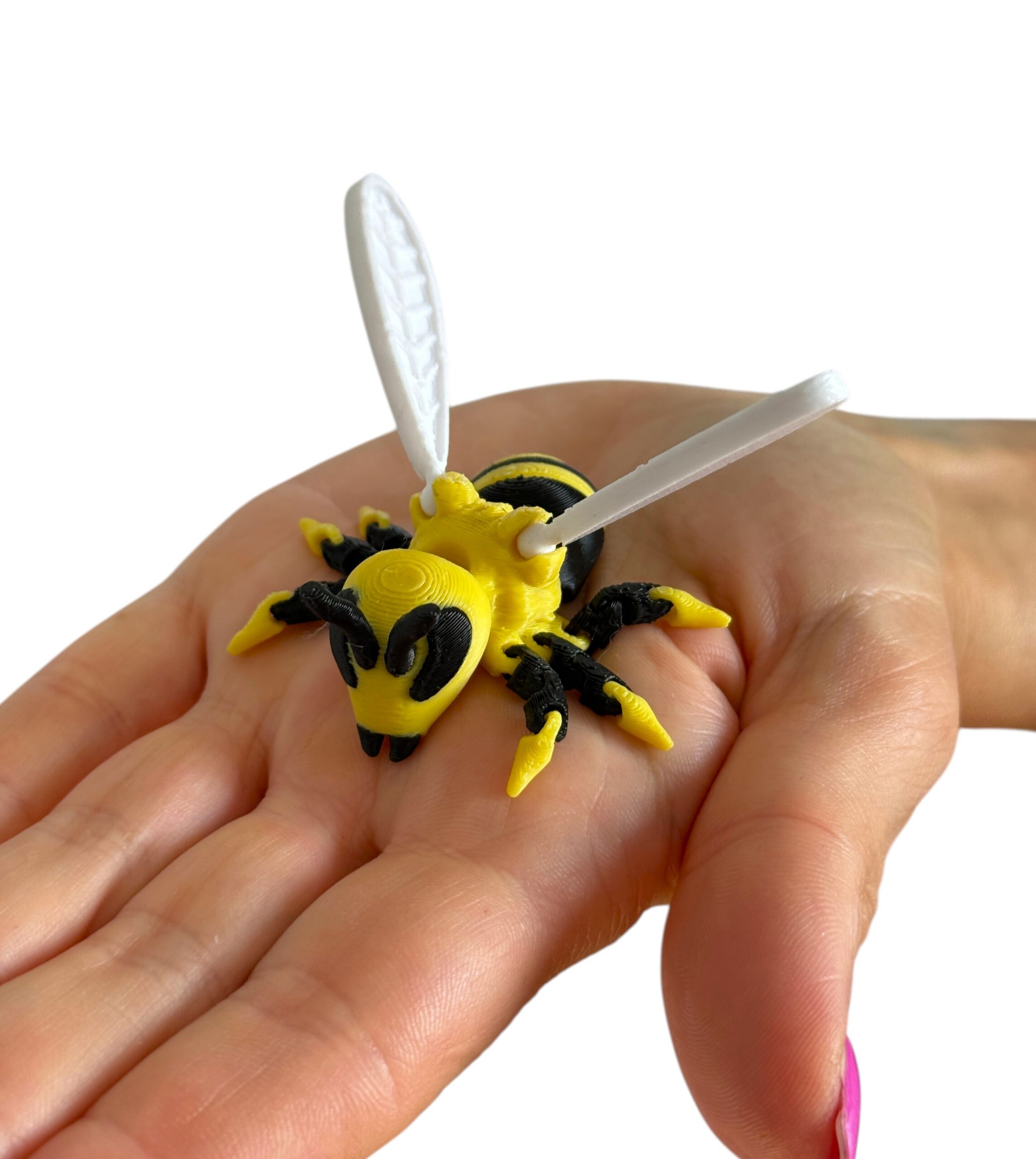 Pszczoła 3D – przegubowa, ruchoma figurka, zabawka, prezent - obrazek 10