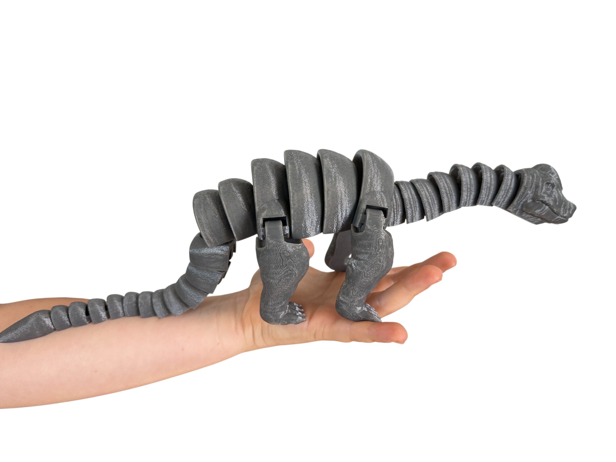 Brachiozaur 3D – gigantyczny dinozaur 42 cm, ruchoma figurka, zabawka - obrazek 10