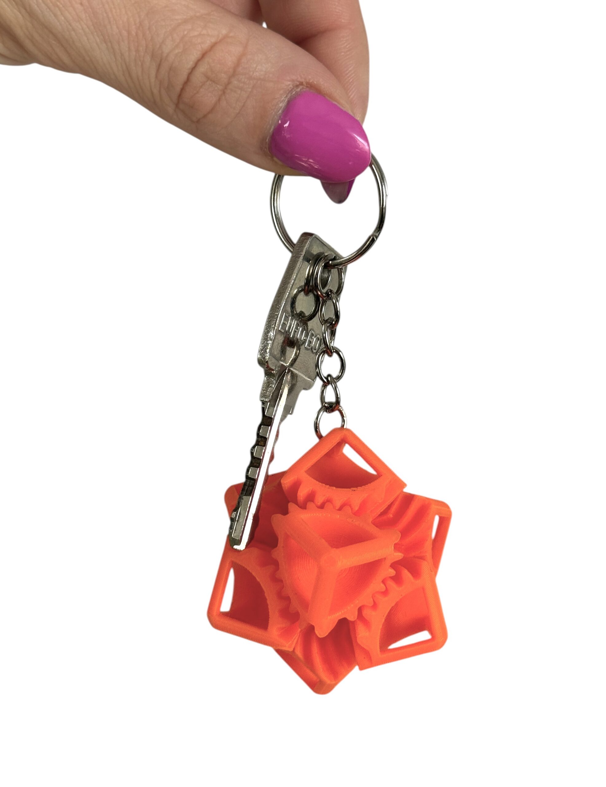 Magiczna Kostka Cube Gear Brelok– mini mechaniczna kostka, zabawka antystresowa - obrazek 9