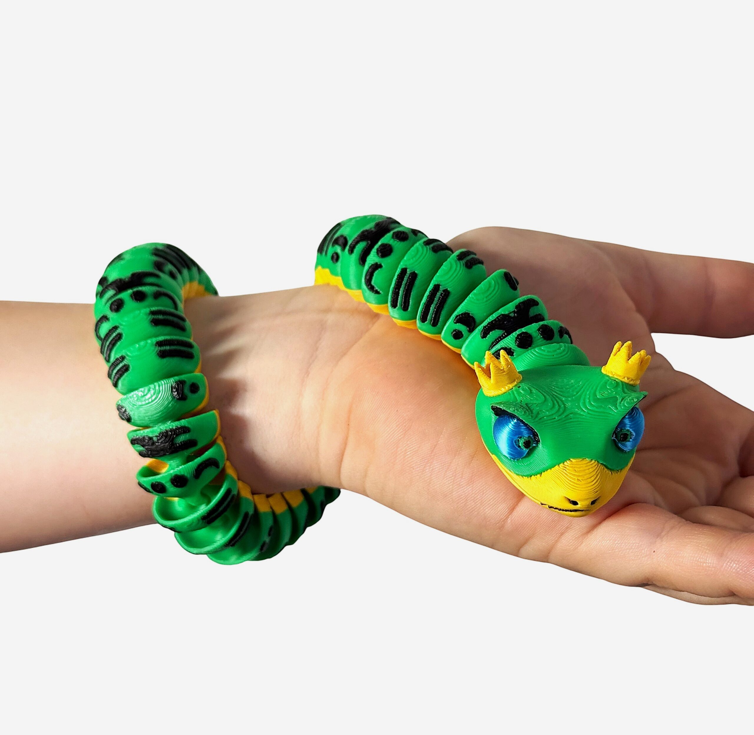 Przegubowy Wąż Viper 3D – bohater Kung Fu Panda, pełen detali, zabawka - obrazek 3