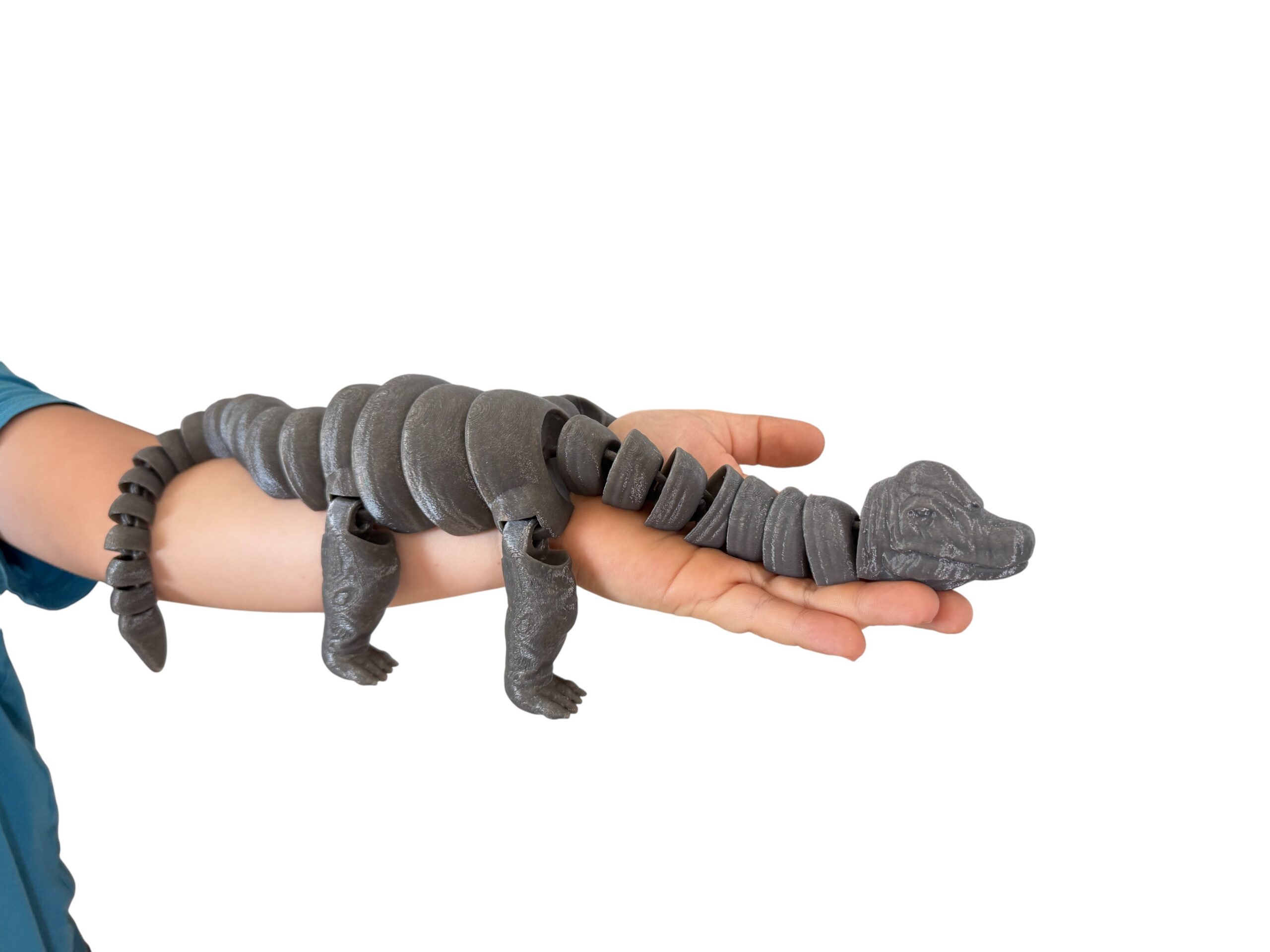 Brachiozaur 3D – gigantyczny dinozaur 42 cm, ruchoma figurka, zabawka - obrazek 7