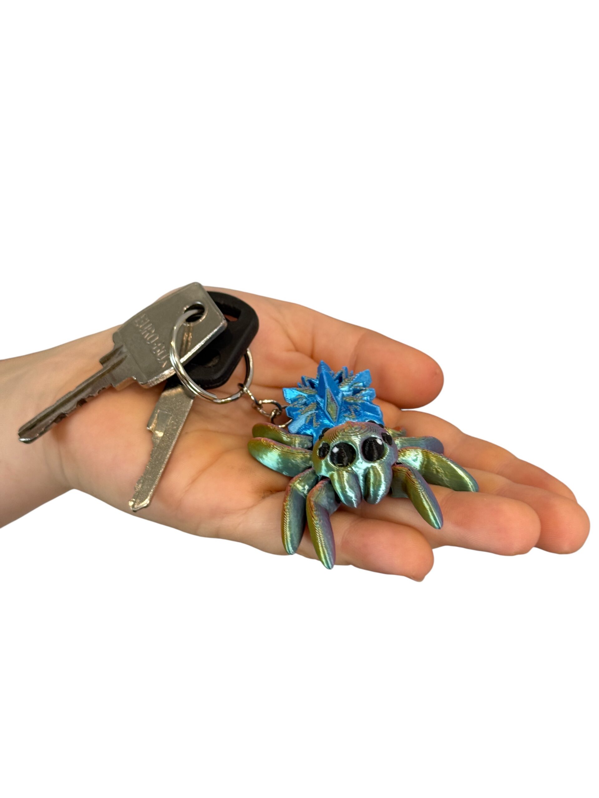 Przegubowy Pajączek Skakun z gwiazdą – ruchoma mini figurka i brelok! - obrazek 15