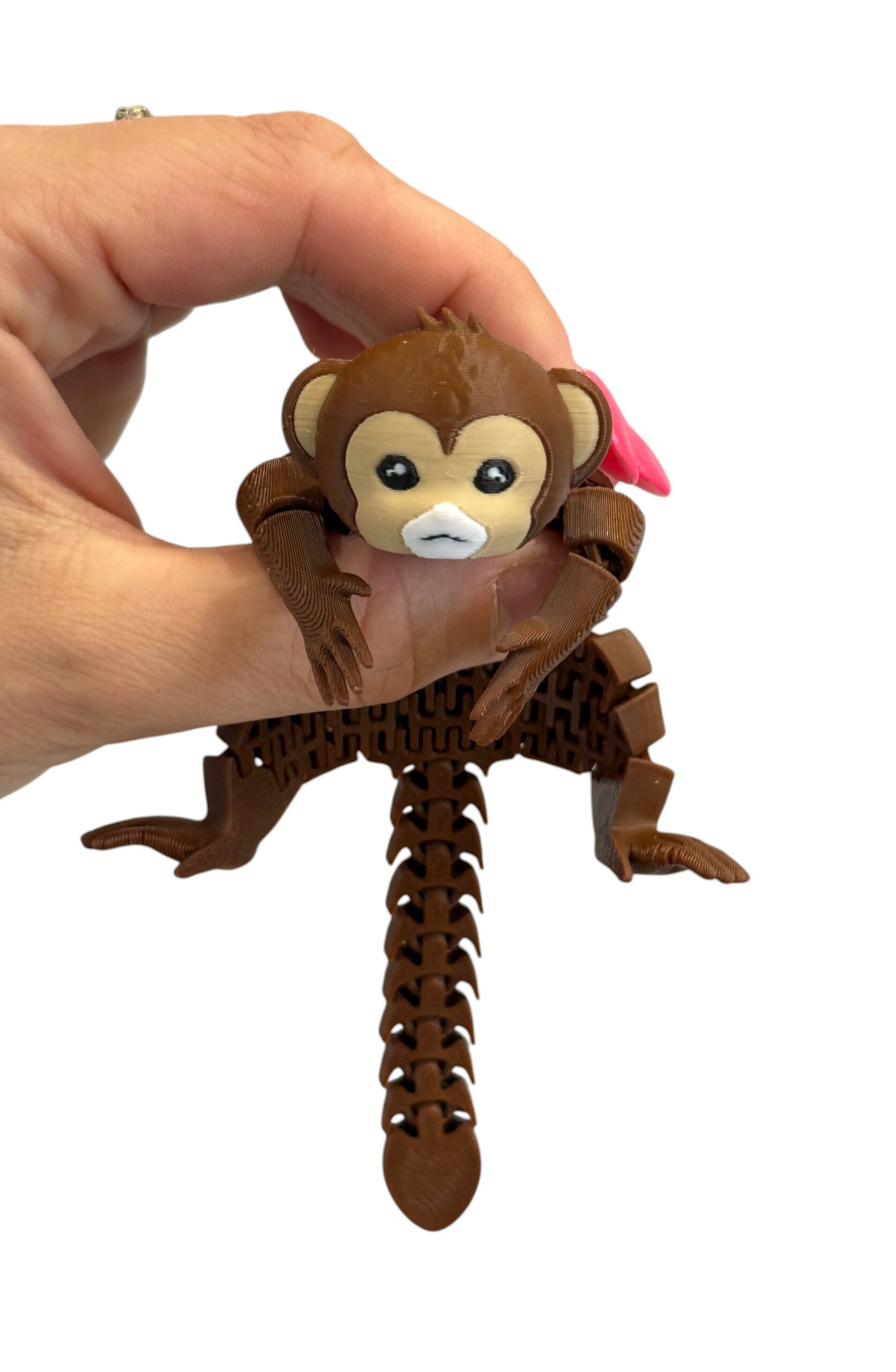 Figurka Małpki 3D – Przegubowa, Segmentowa, Gadżet, prezent, niespodzianka - obrazek 14