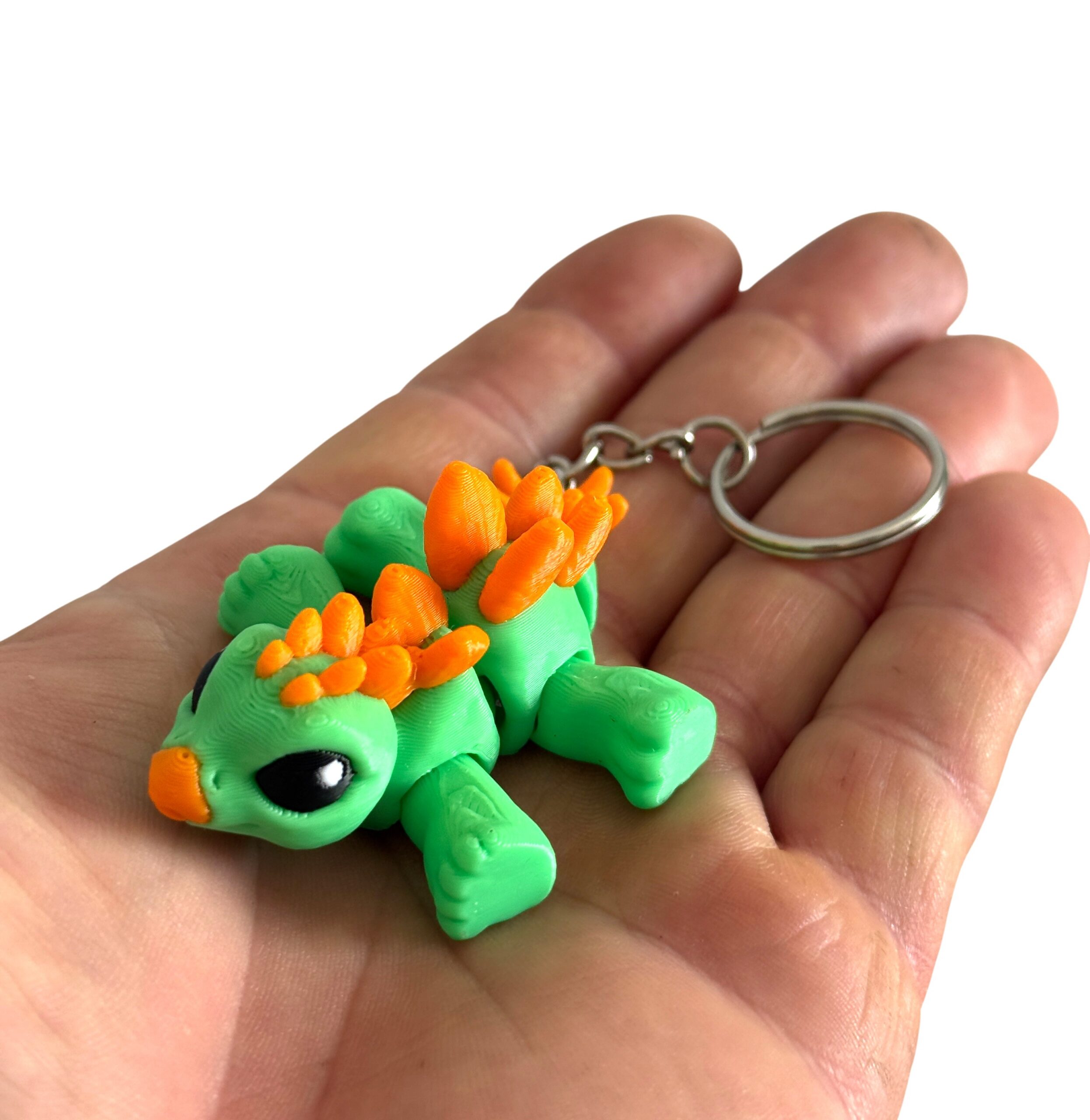 Dinozaur Baby 3D przegubowy, brelok – mała kieszonkowa figurka, zabawka - obrazek 16