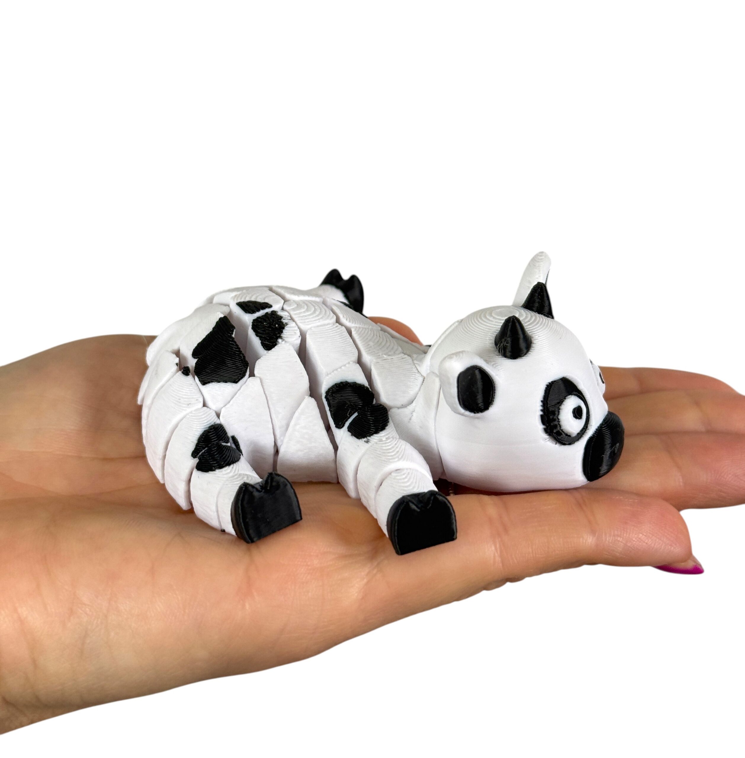 Krówka 3D – segmentowa figurka, antystresowy gadżet do zabawy, gadżet - obrazek 2