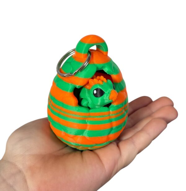 Mini Dinozaur w Jajku – przegubowy, ruchoma figurka, kolorowa niespodzianka - obrazek 15