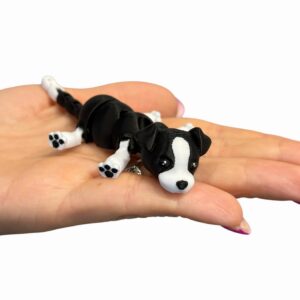 Piesek, pies przegubowy 3D – ruchoma figurka kieszonkowa, zabawka antystresowa