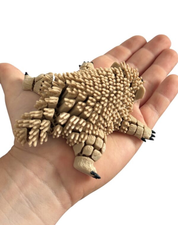 Jeżozwierz 3D – kolczasty zwierz, ruchoma segmentowa figurka - obrazek 14