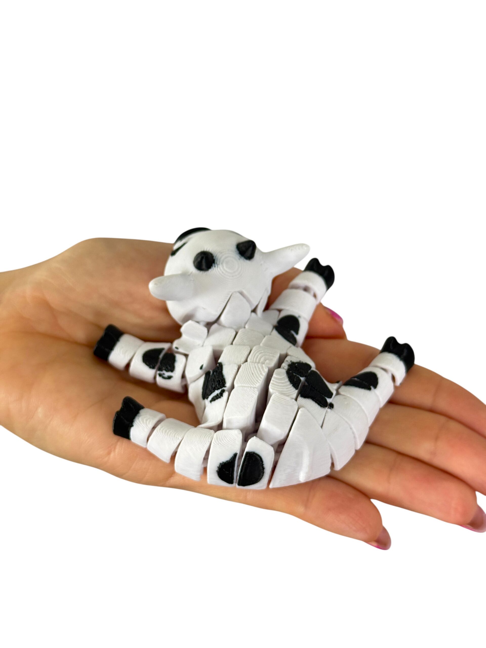 Krówka 3D – segmentowa figurka, antystresowy gadżet do zabawy, gadżet - obrazek 3