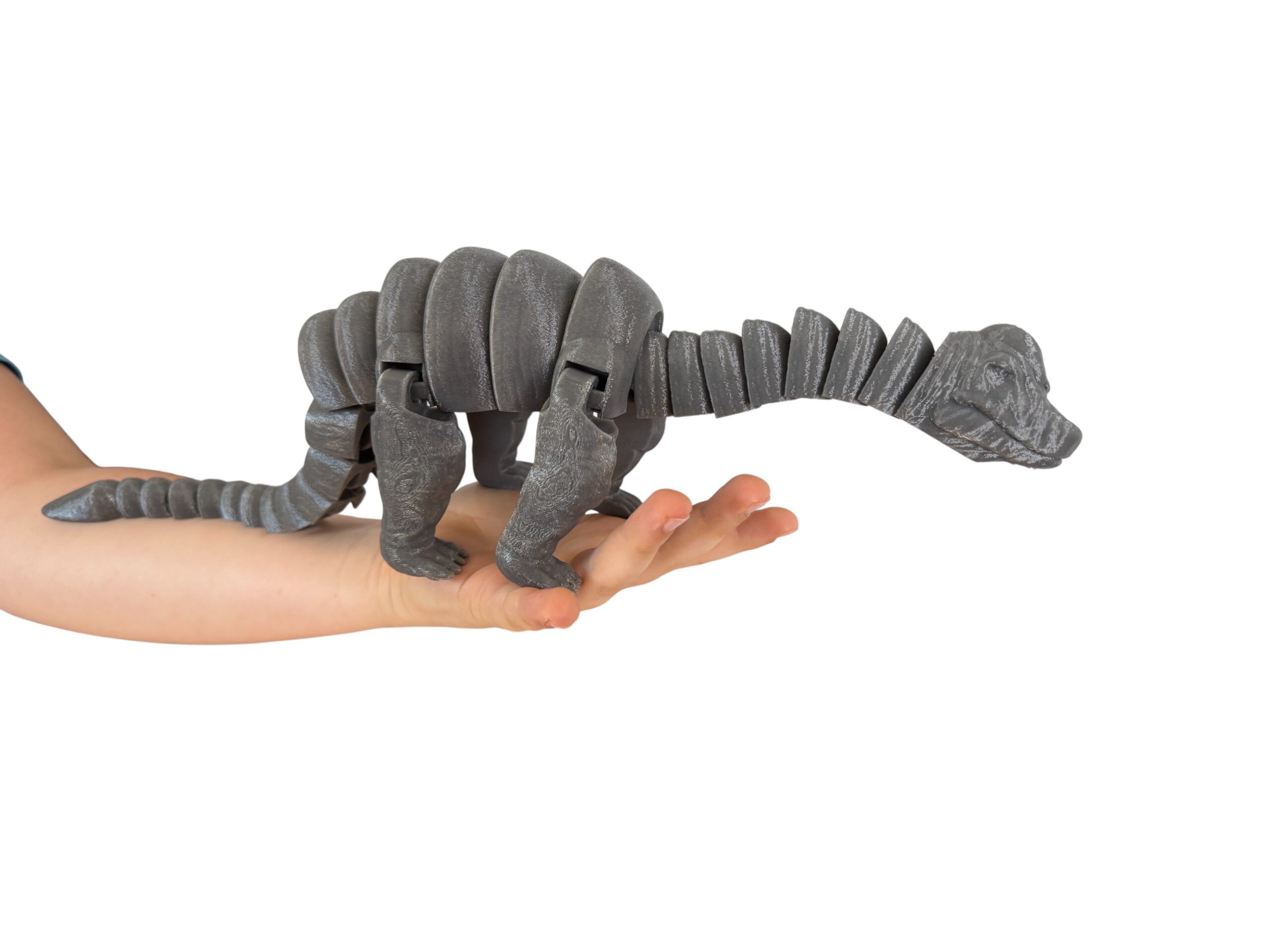 Brachiozaur 3D – gigantyczny dinozaur 42 cm, ruchoma figurka, zabawka - obrazek 9