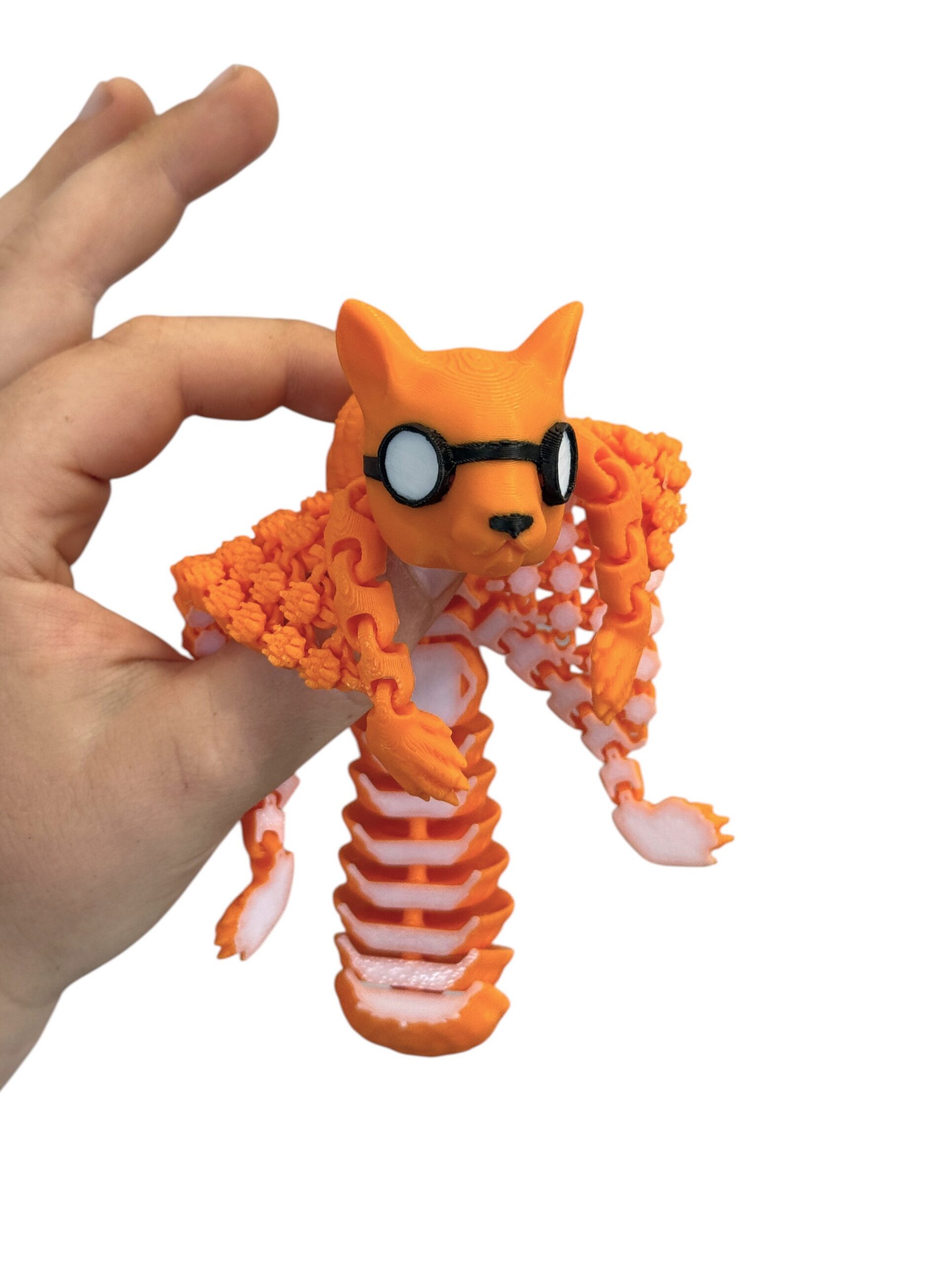 Wiewiórka pilot 3D – antystresowy gadżet do zabawy, ruchoma figurka, zabawka - obrazek 14