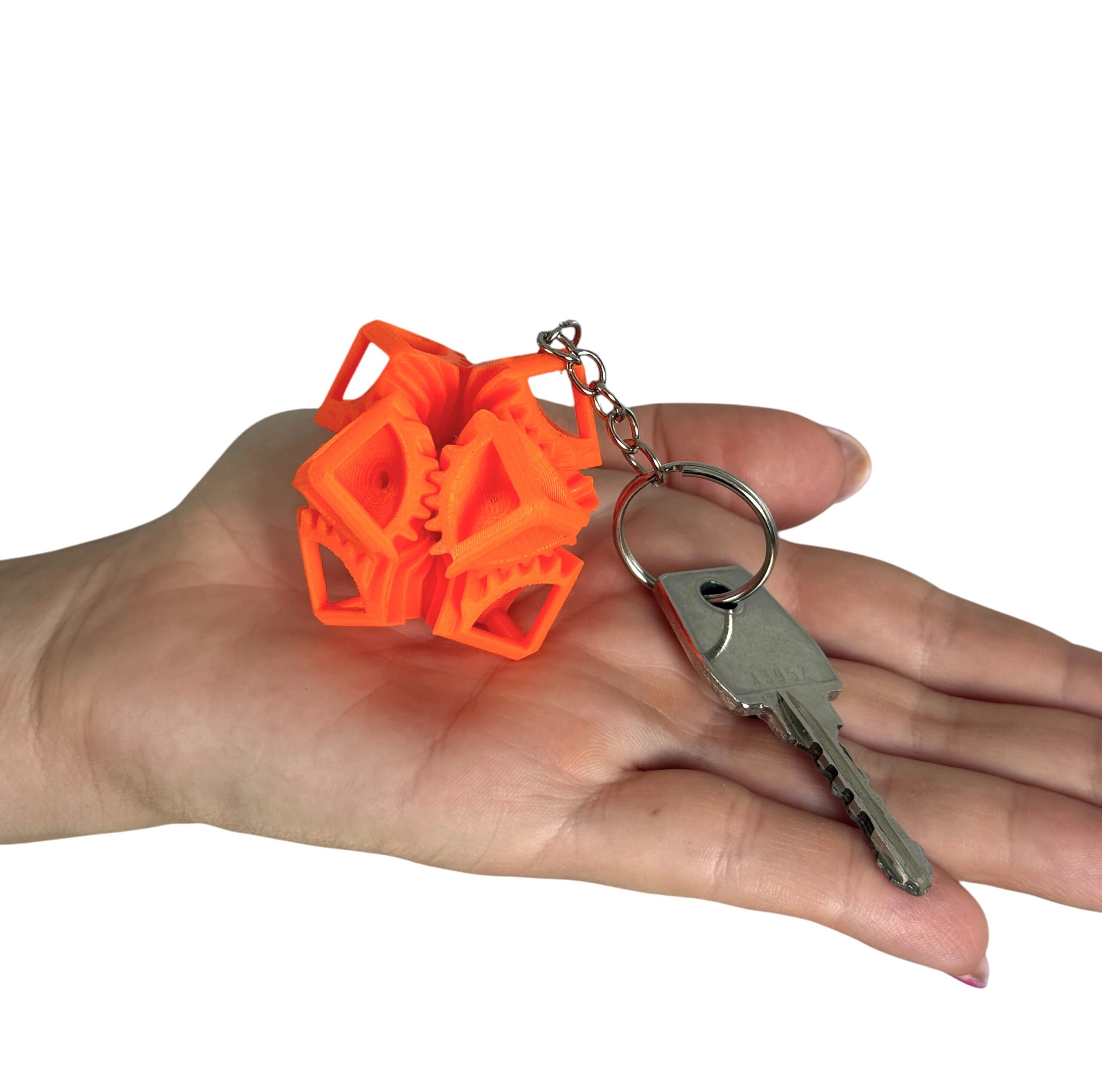 Magiczna Kostka Cube Gear Brelok– mini mechaniczna kostka, zabawka antystresowa - obrazek 13