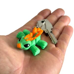 Dinozaur Baby 3D przegubowy, brelok – mała kieszonkowa figurka, zabawka