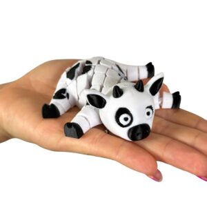 Krówka 3D – segmentowa figurka, antystresowy gadżet do zabawy, gadżet