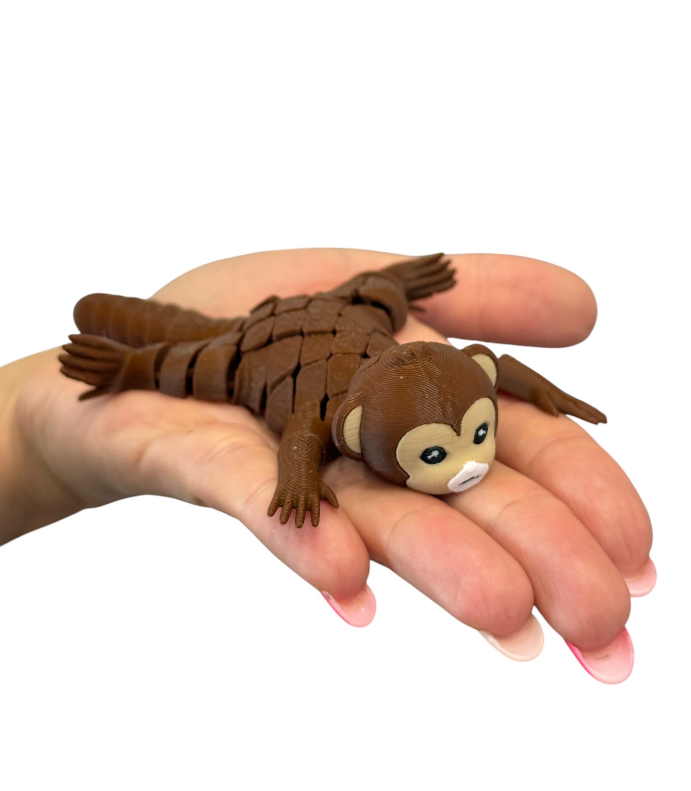 Figurka Małpki 3D – Przegubowa, Segmentowa, Gadżet, prezent, niespodzianka