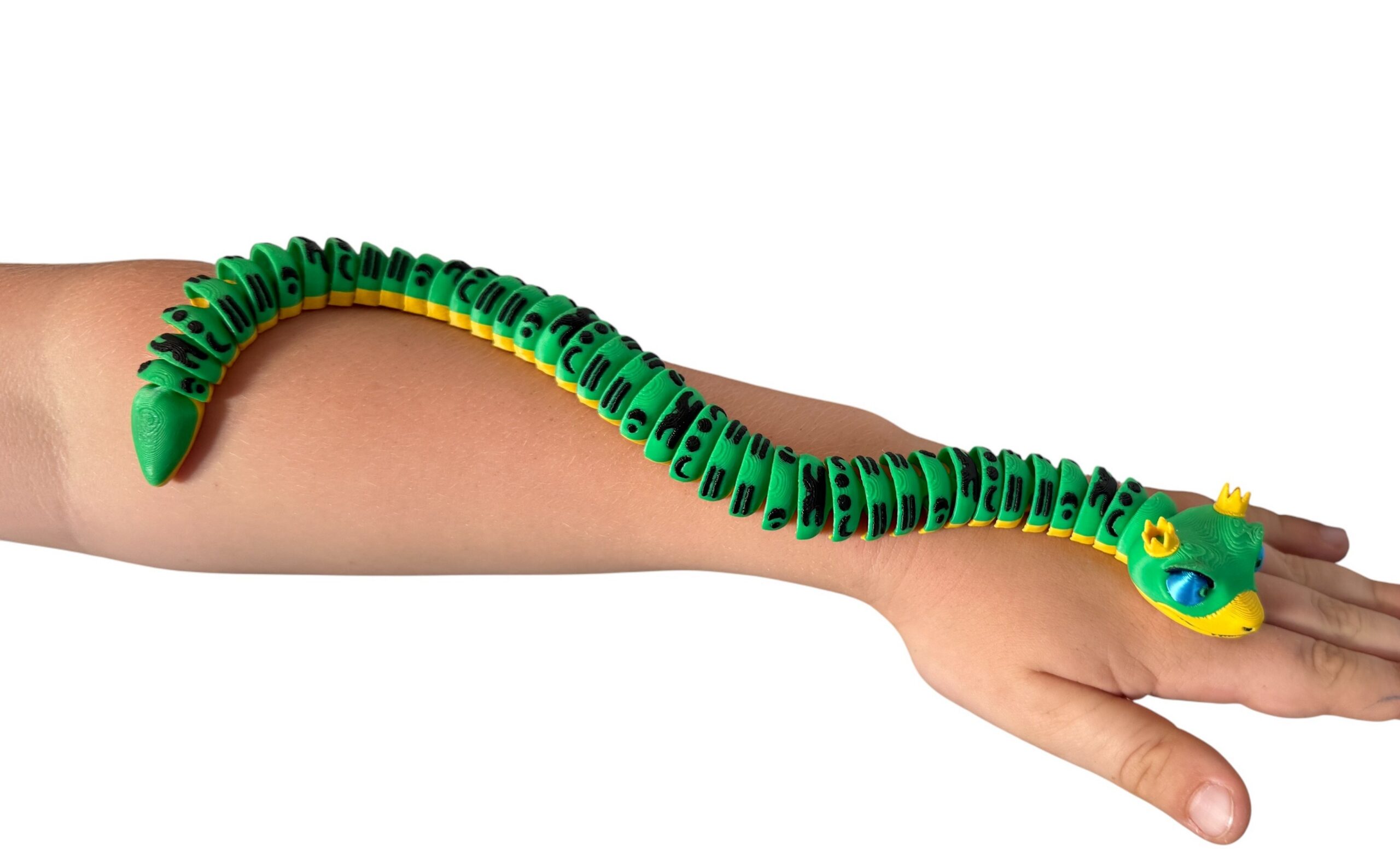 Przegubowy Wąż Viper 3D – bohater Kung Fu Panda, pełen detali, zabawka