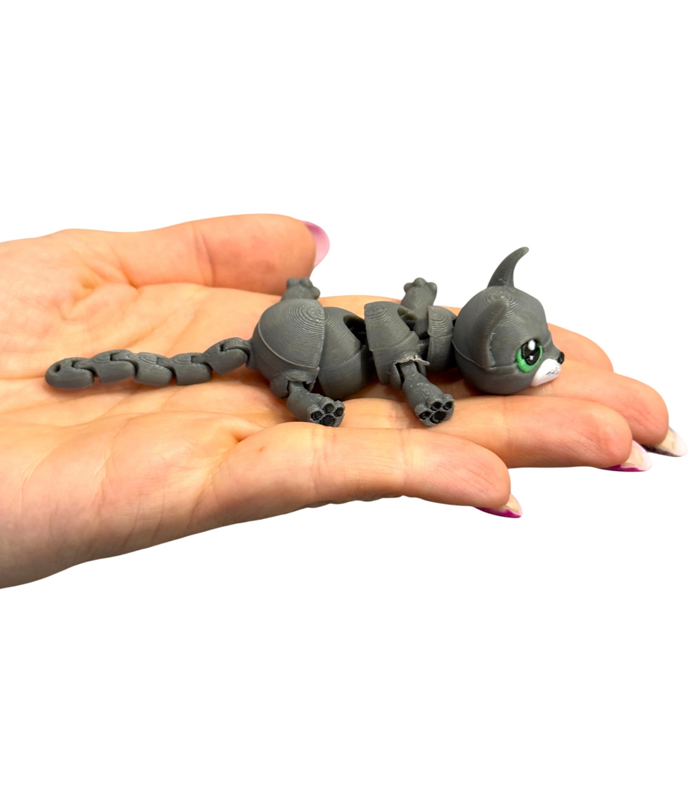 Kot, kotek 3D – ruchoma figurka kieszonkowa, zabawka antystresowa - obrazek 14