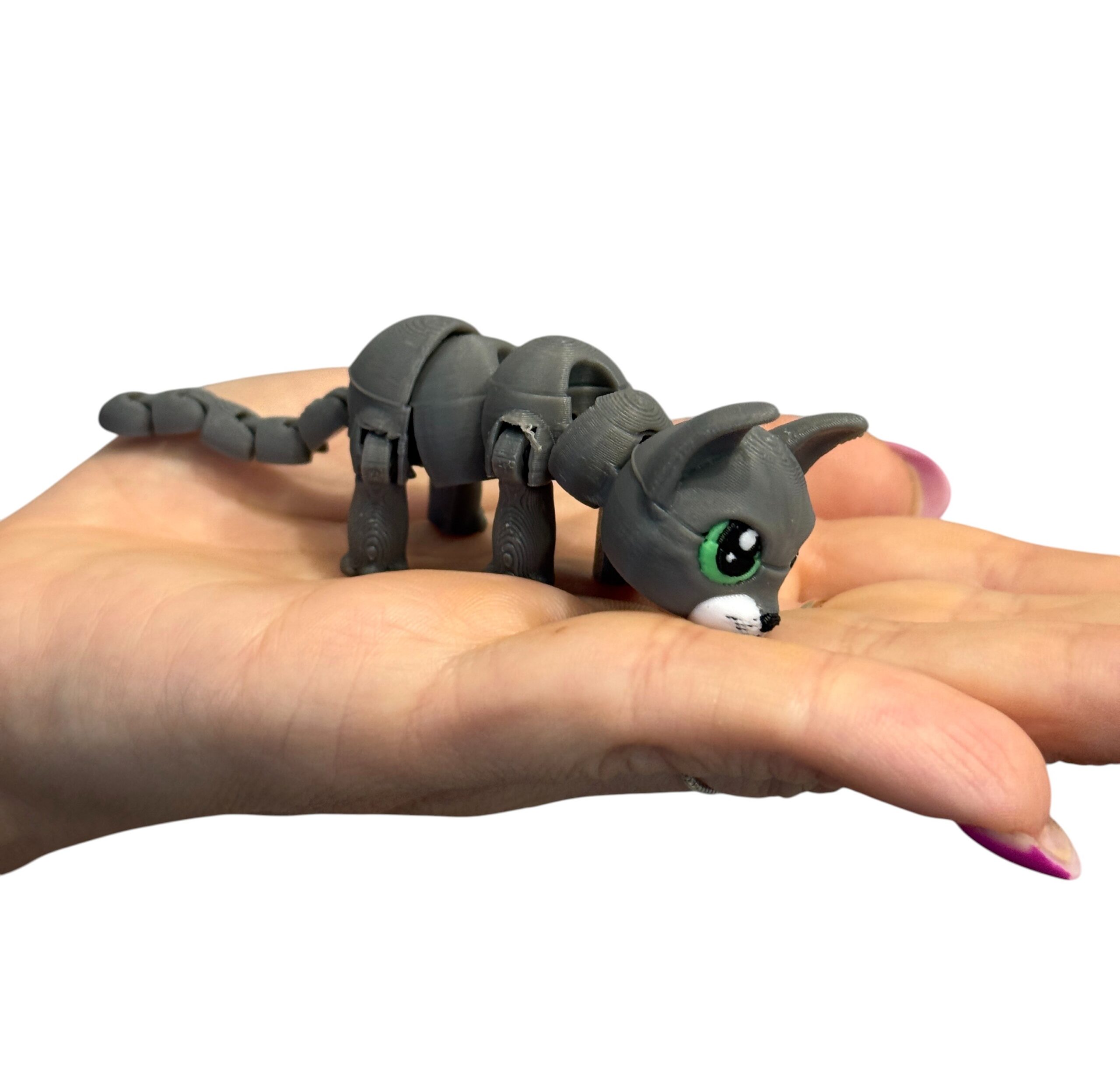 Kot, kotek 3D – ruchoma figurka kieszonkowa, zabawka antystresowa - obrazek 15