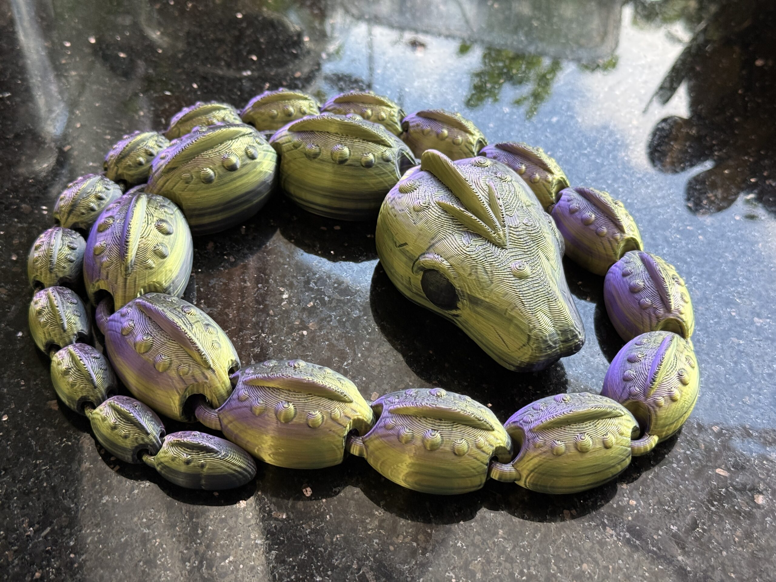 Przegubowy Wąż 3D – imponujący rozmiar 77 cm, bajeczna figurka, zabawka - obrazek 5