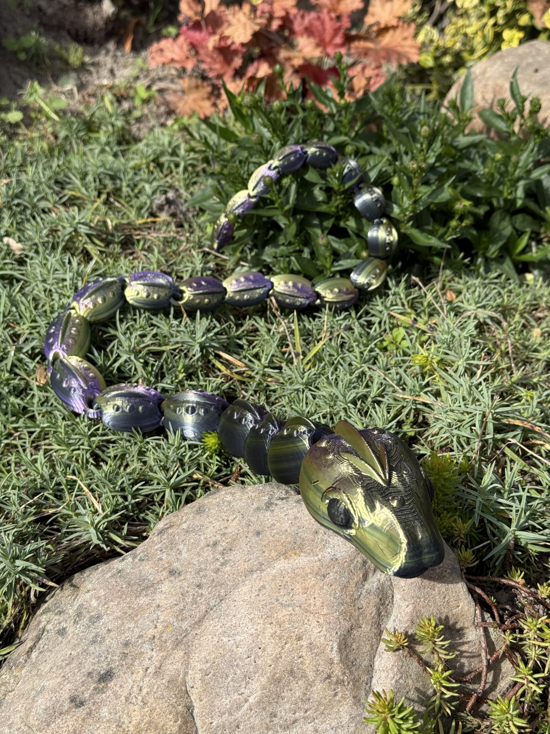 Przegubowy Wąż 3D – imponujący rozmiar 77 cm, bajeczna figurka, zabawka - obrazek 12